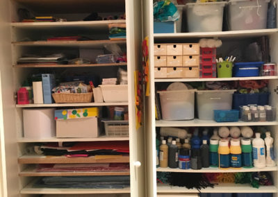 Armoire matériel de bricolage