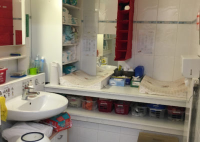 Salle de changes des Trotteurs